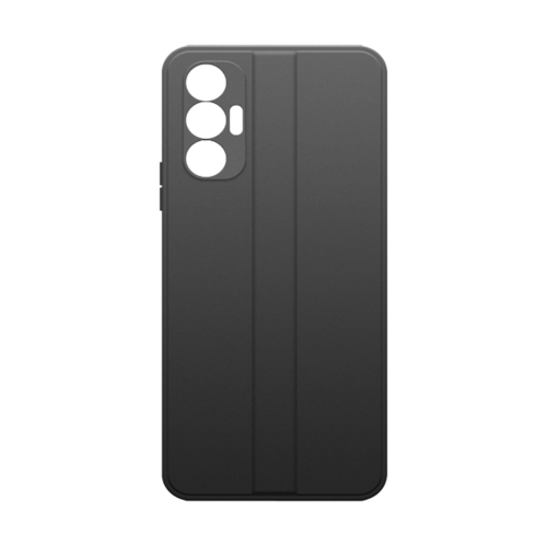 Накладка силиконовая BoraSCO Silicone Case Tecno Pova 3 матовая Black фото 