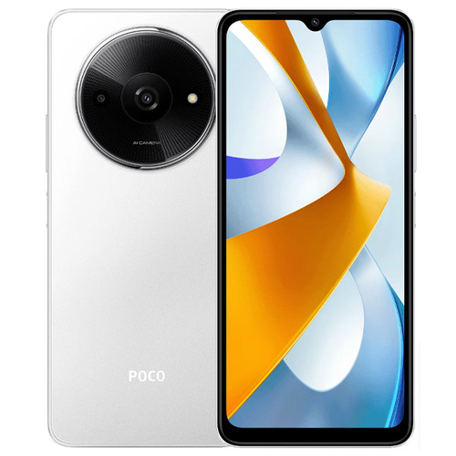 Телефон Poco C61 128Gb Ram 4Gb White фото 