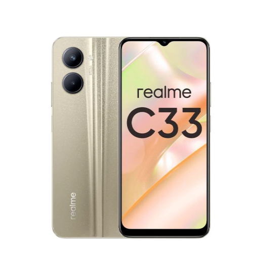 Телефон Realme RMX3627 C33 128Gb Ram 4Gb Sandy Gold фото 