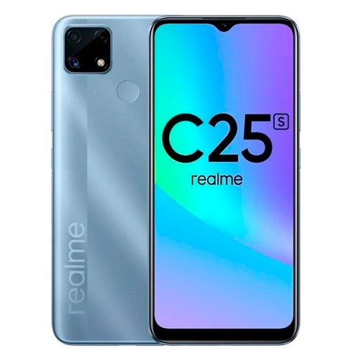 Телефон Realme RMX3195 C25S 64Gb Ram 4Gb Water Blue фото 